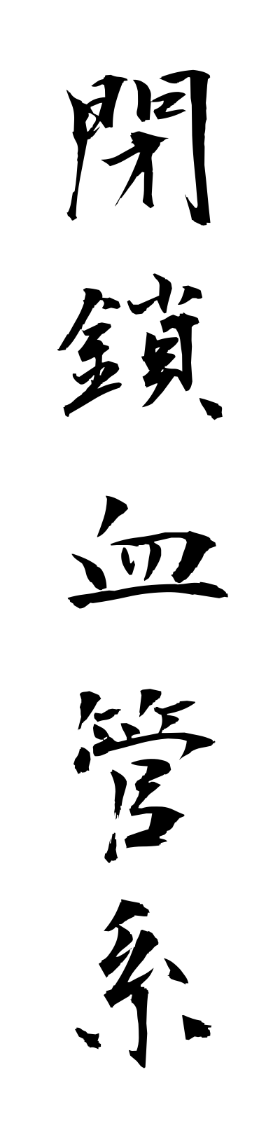 h4/h40010閉鎖血管系heisakekkankei
