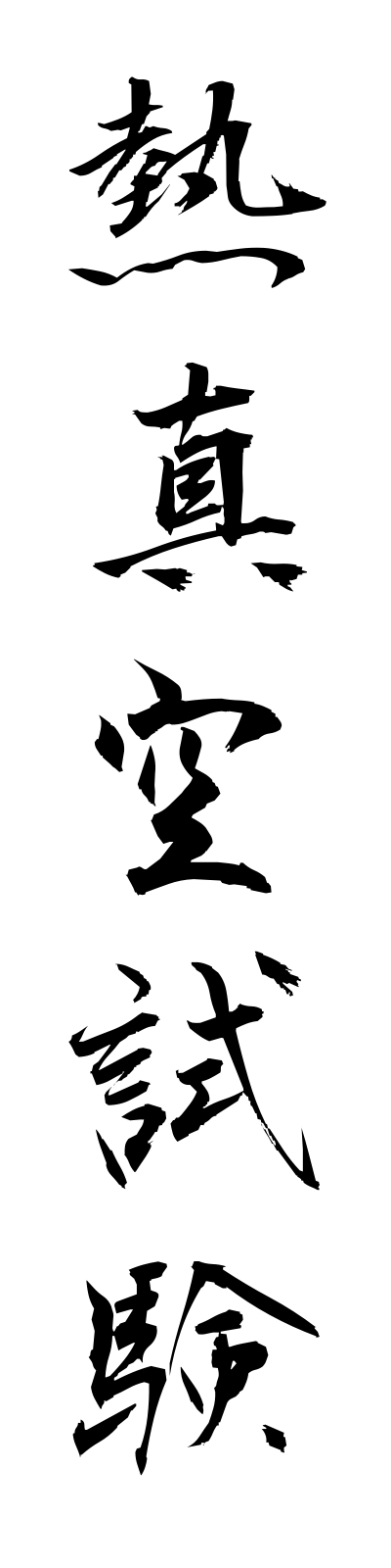 n4/n40012熱真空試験netsushinkushiken