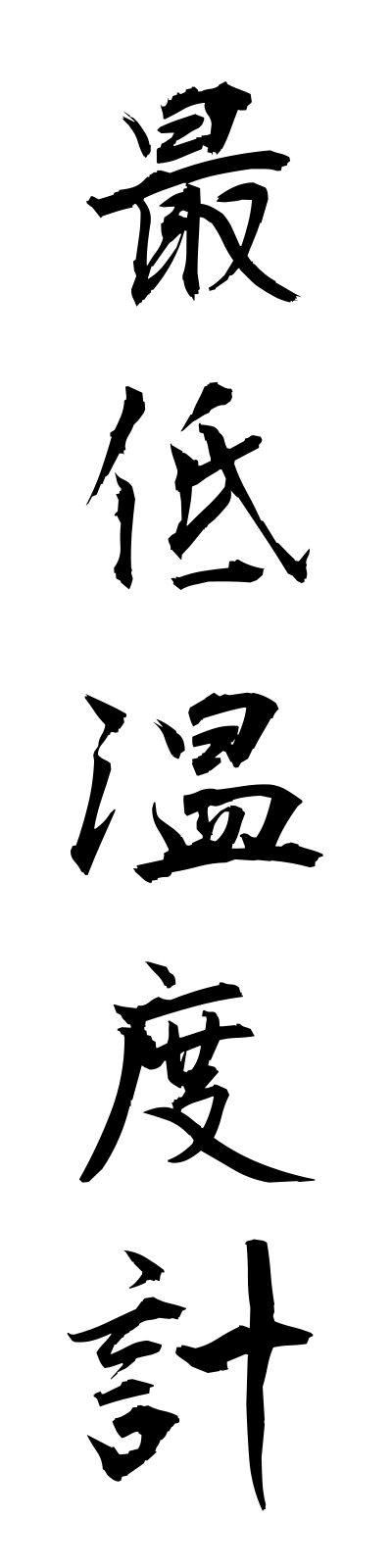 s1/s10050最低温度計saiteiondokei