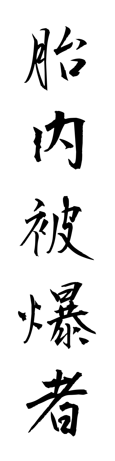 t1/t10069胎内被爆者tainaihibakusha