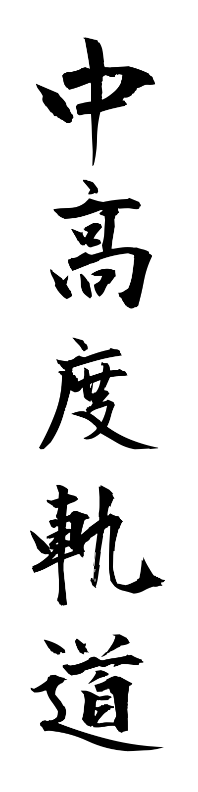 t2/t20083中高度軌道chukodokido