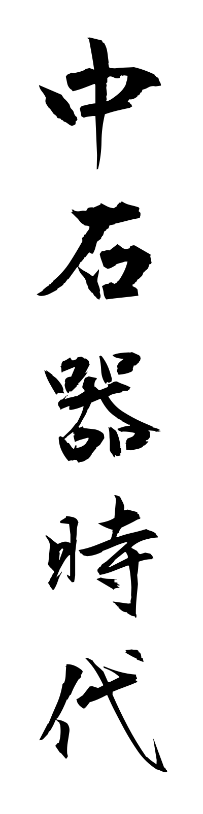 t2/t20101中石器時代chusekkijidai