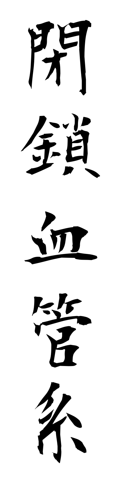 h4/h40010閉鎖血管系heisakekkankei