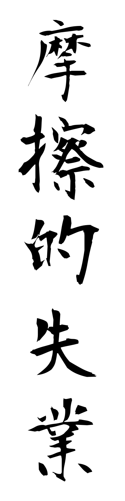 m1/m10007摩擦的失業masatsutekishitsugyo