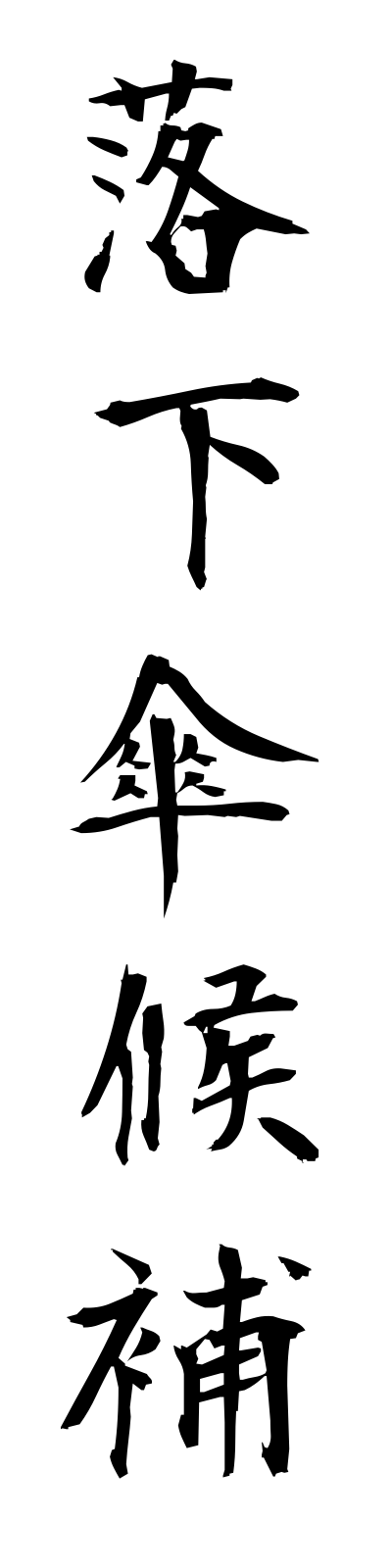 r1/r10002落下傘候補rakkasankoho