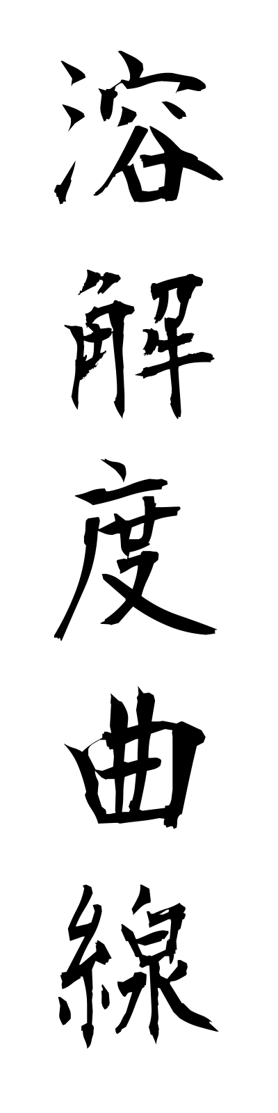 y5/y50005溶解度曲線yokaidokyokusen